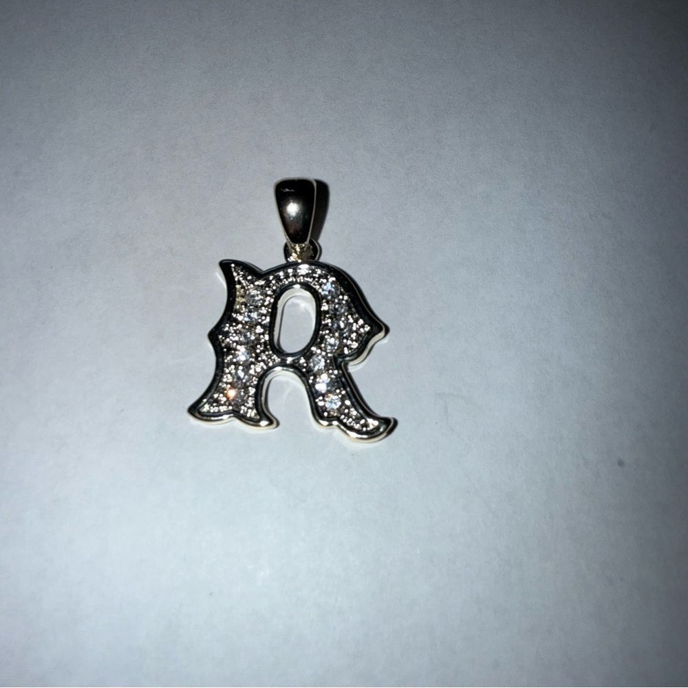 Montana Silversmiths Sparkling Silver 'R' Necklace NEW
